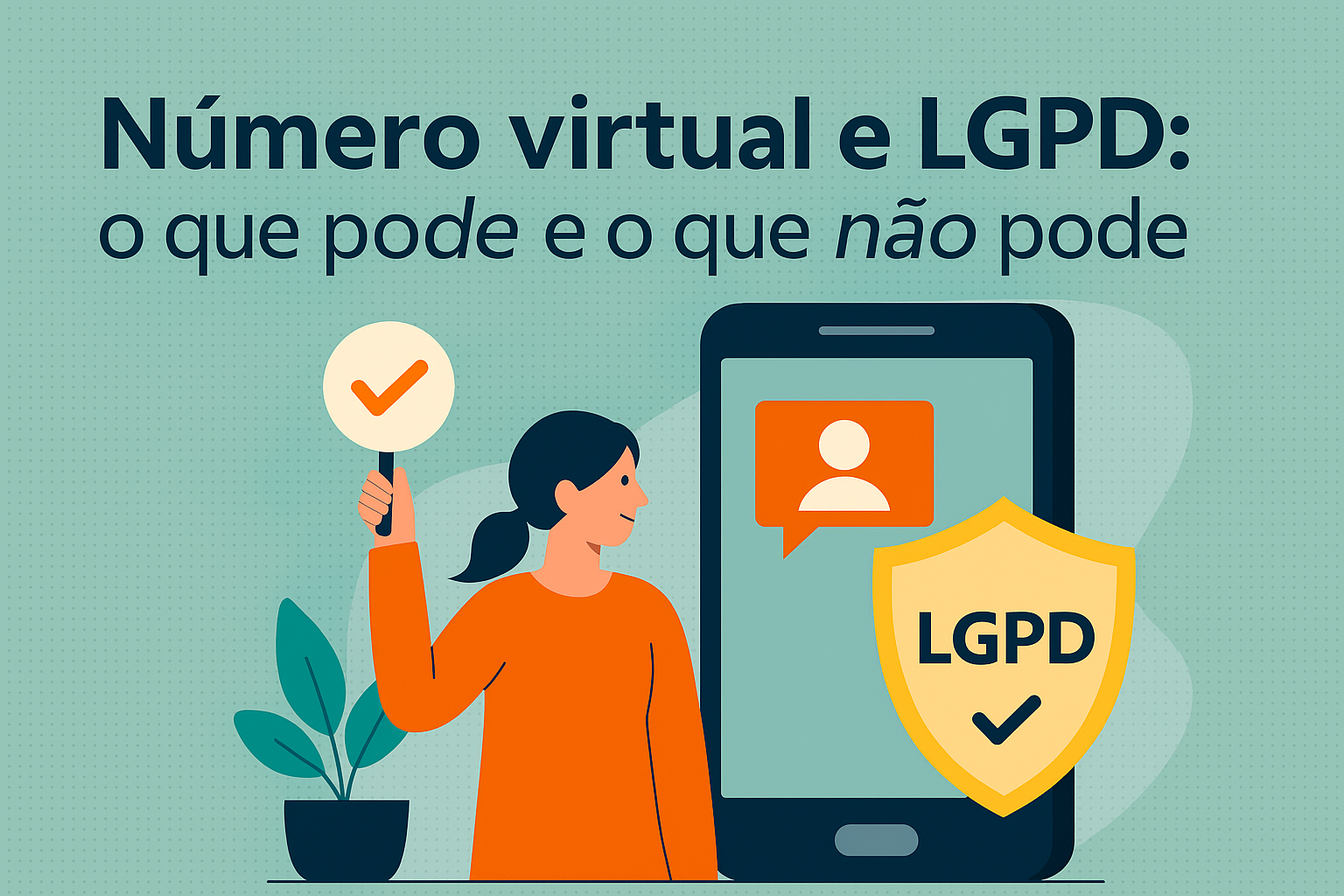 Número virtual e LGPD: o que pode e o que não pode